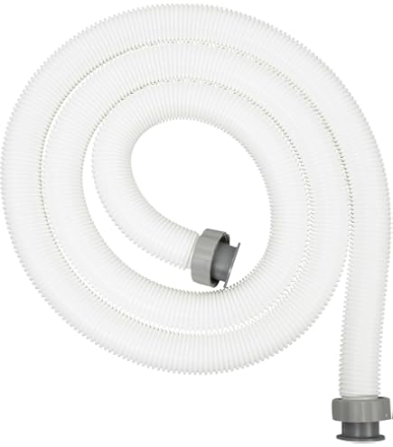 Ersatz-Ventilanschluss Für 38mm Schlauch – Kompatibel Mit Intex Poolpumpen 1500-4000 GPH, Grau