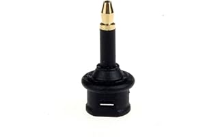 ONOGAL Toslink Adattatore/Convertitore di fibra ottica, femmina a jack mini 3,5 mm maschio 2413