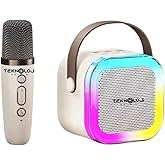 K12 Kablosuz Bluetooth Hoparl&ouml;r Karaoke Mikrofon 5 Ses Efektli Rgb Hd Stereo ?es Usb/Sd/FM
