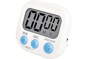 VINPAM Visual Kitchen Timer for Cooking - Perfect Egg Timer, Pomodoro Timer - Ideal Kitchen Timers for Precise Cooking，kitchen timers for cooking (White)