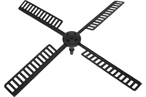 INOOMP 1 Ensemble D'accessoires De Moulin À Vent De Jardin Lames De Moulin À Vent en Plastique Pièce De Moulin À Vent en Feuille