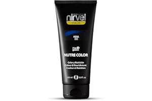 Nirvel NUTRE COLOR Azul 200 mL Mascarilla Profesional - Coloración temporal - Nutrición y brillo