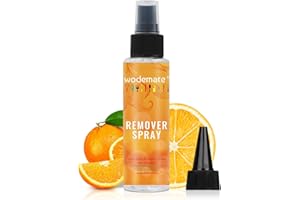 wodemate Tape in Extension Remover Fast Acting,Glue Remover Spray for Lace Wigs, Removes Adhesive Solvent, Hair Glue,Toupees,Double Sided Extension Tape(White,118 ml)