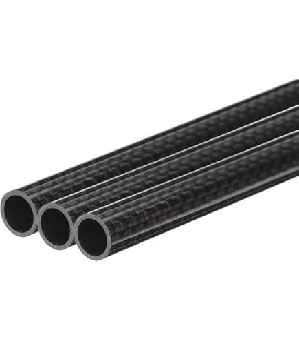 Tubi In Fibra Di Carbonio 8x6x330mm Per Droni RC - 2 Pezzi Superficie Opaca - Foto 8