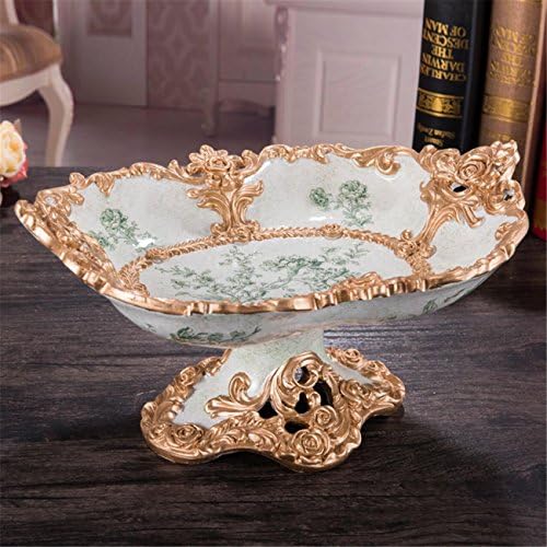 KVED® Fruit bowl Fruit plate / basket ceramics manual Home accessories Decoration European style living room Creative Home Decorations coffee table Retro , D