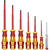 WIESEMANN 1893 I VDE Approved 7 Piece Insulated Screwdriver Set | Electricians I Planos and PH I 80218
