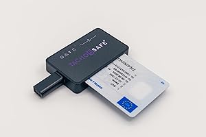 TACHOSAFE Tacho5SAFE Fahrtenschreiber Downloadgerät – inkl. Software & gratis Cloud-Speicher – Auslesen von Fahrerkarten & Digitaltacho (Tacho-Daten sichern & verwalten)