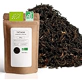 Assam Blatt Organic Black Tea - 200g (80 cups) - Loose Tea 100% Organic Farming - Mes-Thés