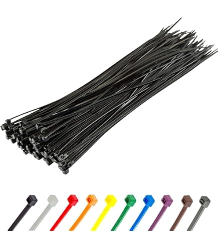 Gocableties Small Purple Cable Ties, 100mm X 2.5mm, Pack Of 100, 4" Premium Nylon Zip Ties, Plastic Tie Wraps, Secure Self-Locking Mechanism, For Home, Garden, Office And DIY - View #12