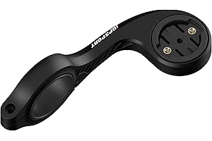 iGPSPORT Support de vélo Avant étendu Compatible avec l'ordinateur de vélo Garmin Edge 200,500,510,520,800,830,1000,1030, s'adapte au Guidon de 31,8 mm
