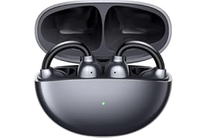 UGREEN ClipBuds, Open-ear Wireless Headphones with 4 Mic Clear Call Earbuds Clip on Earphones Bluetooth 6.0, App&Touch Control, IPX5 for Running Fitness, 30H Playtime, iOS&Android, Fit for S26 Ultra