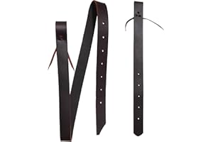 CHALLENGER Horse Horse Western Saddle Leather Off Billet & Cinch Strap Set w/Holes 40425