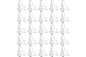 VIVIIHOO Set di 25 supporti per carte in acrilico – Portamonete & Espositore per carte da collezione, Immagini e medaglie – Alta qualità e design stabile.