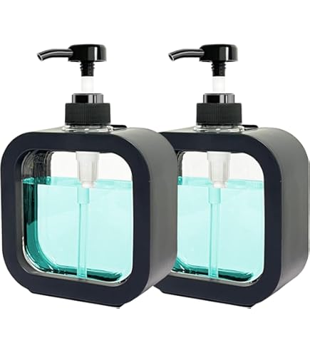 Dispenser Sapone Da 300ml - 2 Pezzi Con Etichette Impermeabili Per Bagno E Cucina - Foto 11