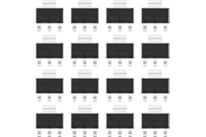 YINETTECH 50pcs 1A AMS-1117 Voltage Regulator Chip 3-Terminals Regulator Surface Mounted Voltage Regulator Power Supply Voltage SOT-223 for Electronic DIY Project, 3.3V