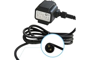 LIGHTEU®, TDC AC/AC Adapter DE-21-12W Fuente de alimentación enchufable 12V AC 1.75Amp 21VA transformador con cable de extensión IP44