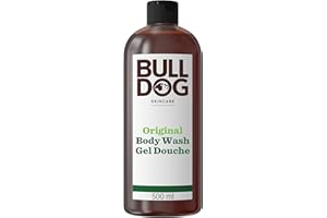 Bulldog Gel douche Original pour hommes, Naturel, Gel douche rafraîchissant pour hommes, 500 ml