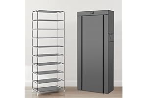 RELOVE Armadio di stoccaggio, guardaroba, guardaroba per camera da letto, guardaroba, guardaroba, pieghevole, appendiabiti, per guardaroba, camera da letto, studio-60 x 30 x 160 cm