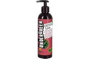 Undergreen CACTUS Love, Nutrimento per Cactus e altre Piante Grasse, Liquido, Consentito in agricoltura biologica, 250 ml