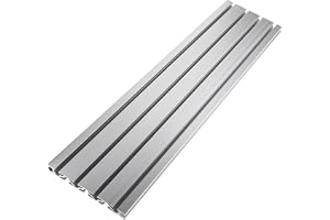 TIOMIOSEA 1 st 1 000 mm Aluprofil 15120 T-typ, extruderat aluminiumprofil, europeisk standard, 15x120 Alu-profil, anodiserad