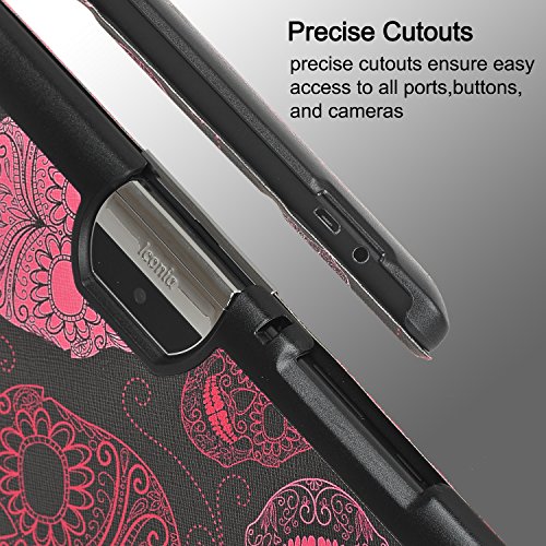 Acer Iconia One 10 B3-A30 Hülle, IVSO Ultra Schlank Superleicht Ständer Slim Leder zubehör Schutzhülle für Acer Iconia One 10 (B3-A30) 25,7 cm (10,1 Zoll HD) Tablet-PC perfekt geeignet (Für Acer Iconia One 10 (B3-A30), Muster-8) - 8