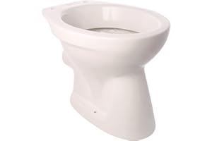 Gustavsberg (aus dem Hause Villeroy und Boch) Stand-WC Festival, 7F621001, Tiefspüler mit waagerechtem Abgang, Keramik, Weiß, 56173 0