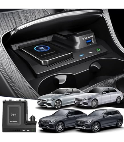 Upgrade Draadloze Autolader voor Tesla MODEL3 2019 2020, 15W Snel Opladen Pad, Center Console Draadloze Oplader voor Elke Qi-enabled Telefoon