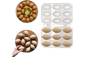 Köttbulleform, Kibbeh Rolls Maker Form, Manuell Köttfärsmaskin Pressverktyg Kökstillbehör (Nio rutnät)