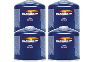 Gas Bullet ® Gaskartusche 500g passend für Gaskocher und Geräte mit Schraubventilanschluss | Gaskartusche EN417 | Ventilkartusche für Camping (4)