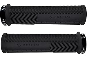 Peaty's Monarch Grips – Contrôle de l'apprentissage, durables, poignées ergonomiques pour Les Doigts, Coussinets de Confort pour Les Pouces, Conduite Toute la journée, Tout Temps et Tout-Terrain