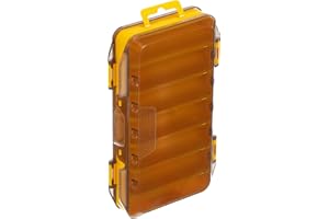 Plastica Panaro Scatola Pesca 182, per Trasportare, Proteggere e Organizzare Le tue Esche Artificiali, Giallo, Dimensioni Esterne 176 x 104 x H37 mm