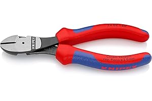 KNIPEX Kraft-Seitenschneider mit Mehrkomponenten-Hüllen 160 mm, 74 02 160