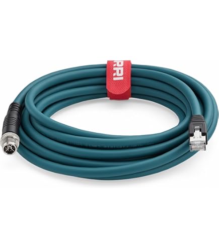 Eonvic Cavi Ethernet industriali M12 8 pin maschio a RJ45 Cavo di rete