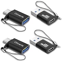 USB-C Auf Micro USB Adapter (2er Pack) – Unterstützt 18W Schnellladung & Datenübertragung, Silber