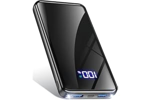 YILANS Power Bank, 22.5 W Powerbank 10000 mAh (USB-C Input & Output), PD 3.0 QC 4.0 Externe Handyakkus with LCD Display, Kompatibel mit iPhone 16 15 14 13 12 Pro Max