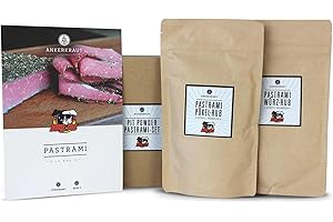 ‎ANKERKRAUT Ankerkraut Pastrami-Set, nach dem ultimativen Rezept von BBQ Pit, einfache und praktische Zubereitung, Pastrami selber machen, Geschenk für Männer und Frauen