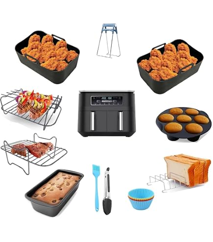 2 Stück Air Fryer Rack Für Ninja Dual Zone, Air F Produktbild-Vorschau 8