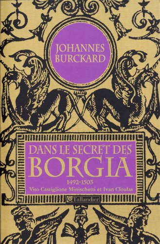 couverture de : Dans le secret des Borgia