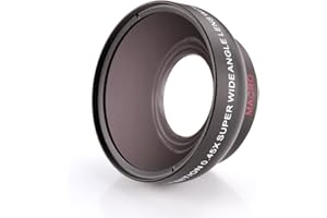 FOTGA 46mm 0.45x Objectif Grand Angle avec Macro Conversion pour Appareil Photo Numérique Camcorder Canon Nikon Sony