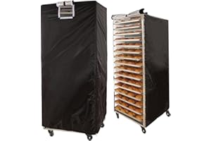 CFHOOAY Housse pour étagère à pain, support étanche à l'eau et à la poussière, convient pour 20 supports de cuisson à boulangerie.