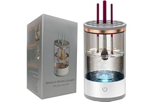 WAONIQ Make Up Pinselreiniger Trockner, Make Up Pinsel Reiniger, Elektrische Pinselreiniger, USB Automatische Tiefenkosmetik Reinigungsgerät Make Up Pinselwerkzeug für Aller Größen