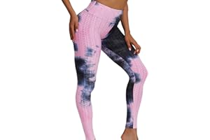 Merlvida Cintura Alta Leggins Mujer Push Up Anti-Cellulite Mallas de Deporte de Mujer - Elásticos Leggins Deportivos Mujer Levante Los Pantalones de Yoga/Ropa Deportiva Mujer para Yoga Fitness Running