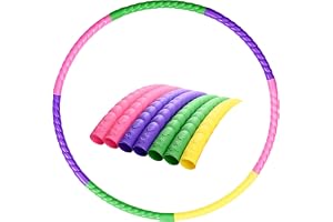 FENGCHUANG Hula Hoop för barn, vikbar Hula Hoop, avtagbar skalring för rockring för viktminskning gymnastik, dans, spel