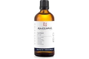Naissance Lemon Eterisk olja (nr 103) 100ml - Ren, naturlig, Ånga destillerat, grymhet-fri, Vegan och outspädd
