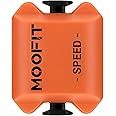 moofit CS8 Cycling Speed Sensor and Cadence Sensor, Bluetooth & ANT+ Wireless Speed, Distance Sensor and Cadence Sensor with IP67 Waterproof Low Energy Technology, Orange