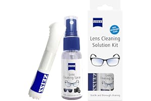 ZEISS Lens Cleaning Solution Kit 30ml with Microfiber Cloth | Perfect Lens Cleaner for Spectacles, Eyeglasses, Sunglasses, Camera Lenses, Binoculars & Ski goggles