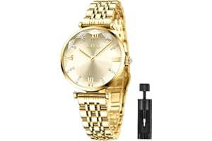 CIVO Orologio Uomo Analogico Acciaio Inossidabile Impermeabile Orologi da Polso Uomo Affari Sportivo