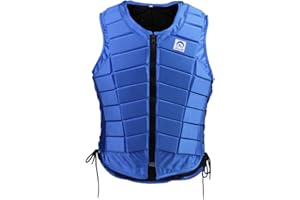 MagiDeal Gilet Équitation Fermeture à Glissière Reglable Équipement De Protection Cavalier