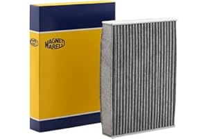 Magneti Marelli Parts & Services - Filtro Abitacolo Carboni Attivi 350208065880, Filtri Carbone Attivo, Filtro Aria Abitacolo Alta Filtrazione - Ricambi Auto Compatibili con Nissan, Renault e Tesla