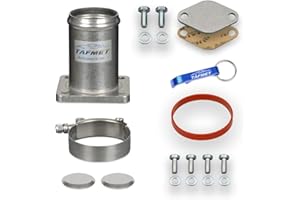 TAFMET EGR Valvola di Ricambio Tubo Tuning Kit per BMW E46 E60 E61E65 con 3.0 D M57 Motore per Land Rover Freelander 2.0 Td4